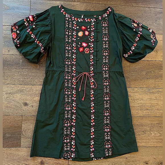 Free People Dress - Size Medium - Forest Green - Picture 6 of 16